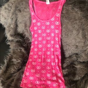 Vs pink tank top size s